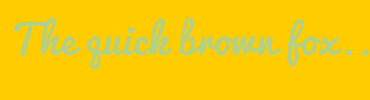 Image with Font Color B4D083 and Background Color FFCC00